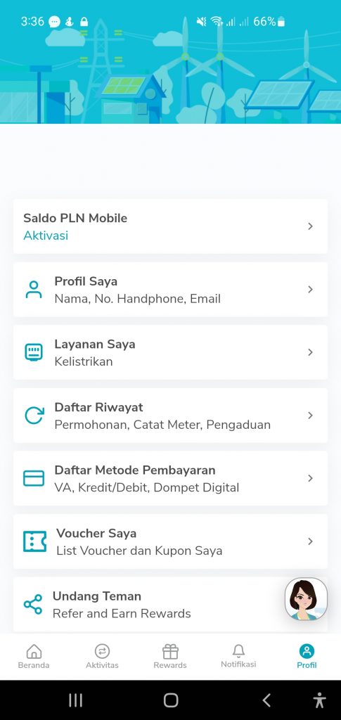 PLN Mobile Profile